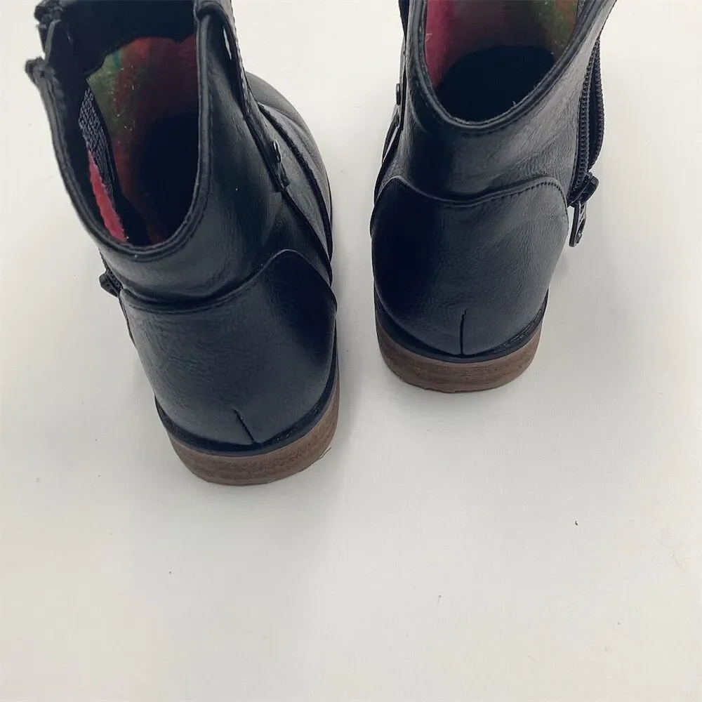 Cat & Jack Toddler Girls' Black Tiffy Ankle Booties Size‎ 10